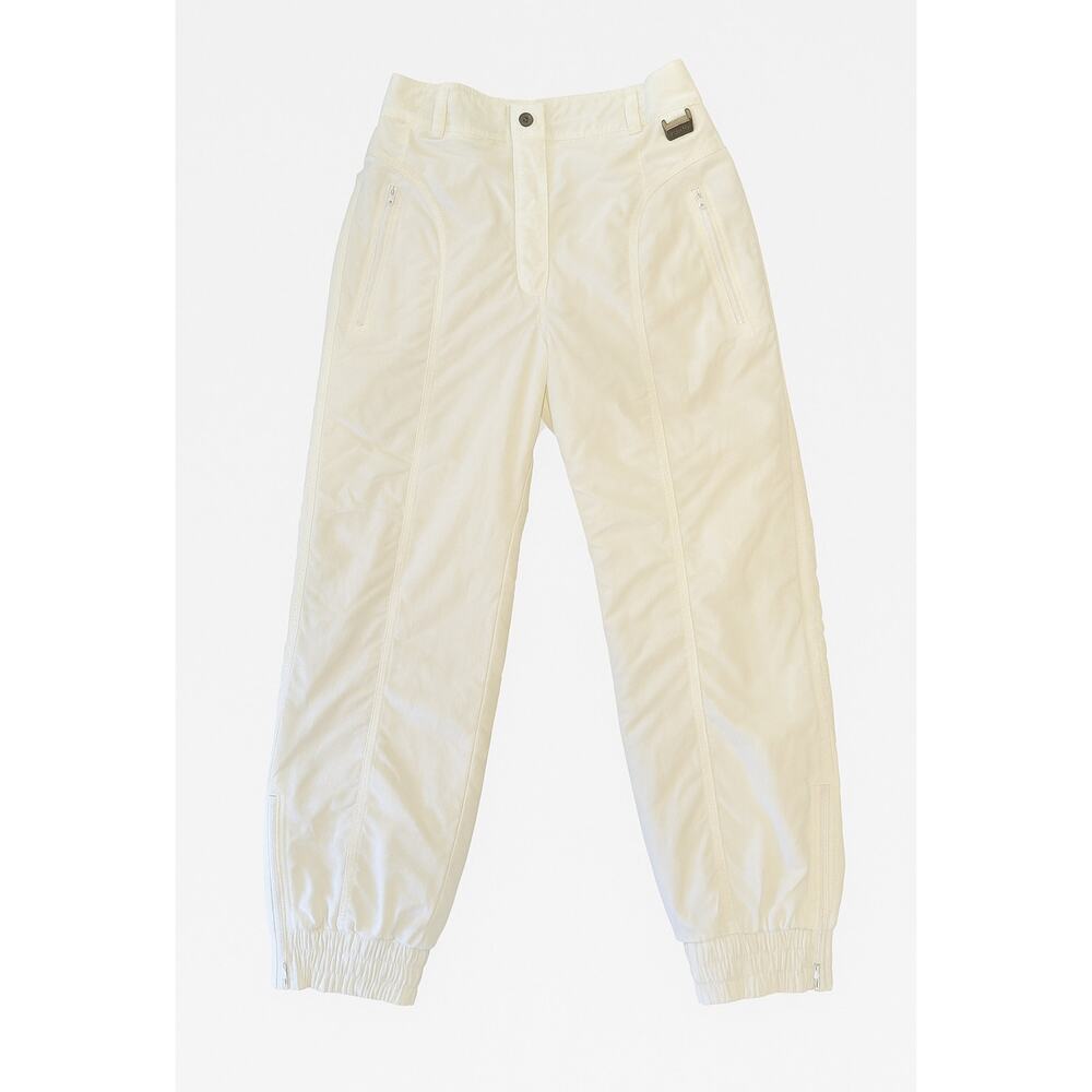VTG White Stag Women’s Ski Pants Sz 12 White Nylon Snowboard Winter Gear